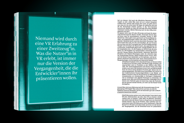 Vigia magazine, “Virtuelle Realitäten” issue 10