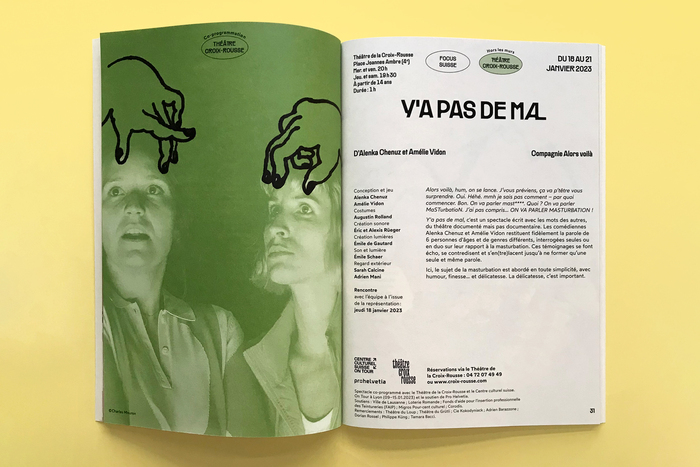 Clochards Célestes Theater season booklet 2022–2023 4