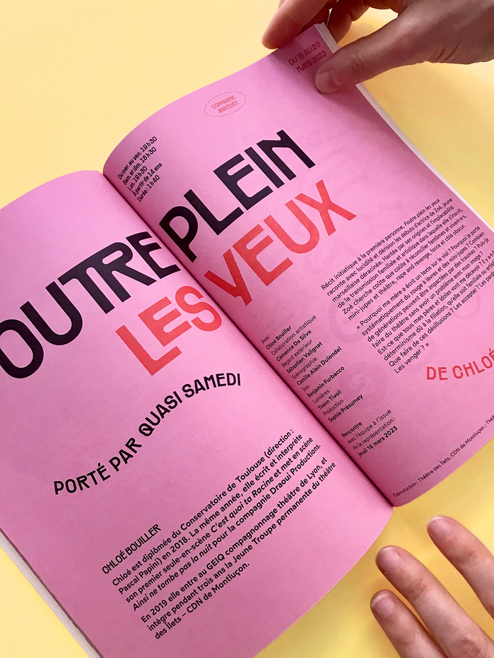 Clochards Célestes Theater season booklet 2022–2023 6