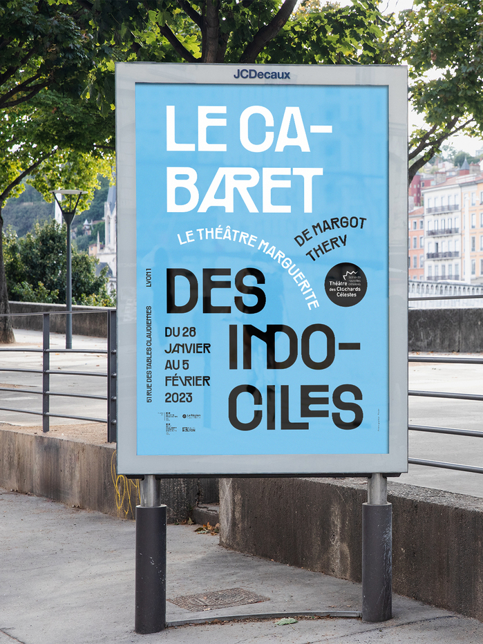 Clochards Célestes theater, poster series 2022–2023 3