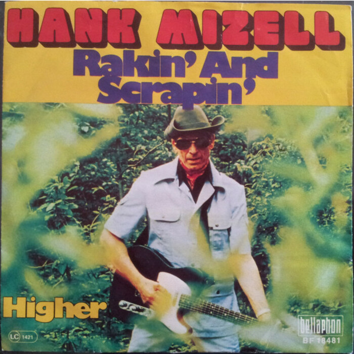 Hank Mizell – “Rakin’ And Scrapin’” German single cover 1