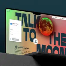 Talk to the Moon website