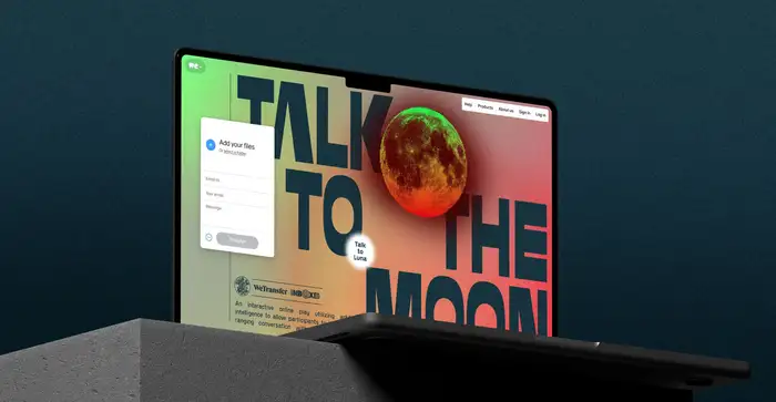 Talk to the Moon website 1