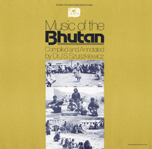 <cite>Music of the Bhutan</cite> album art