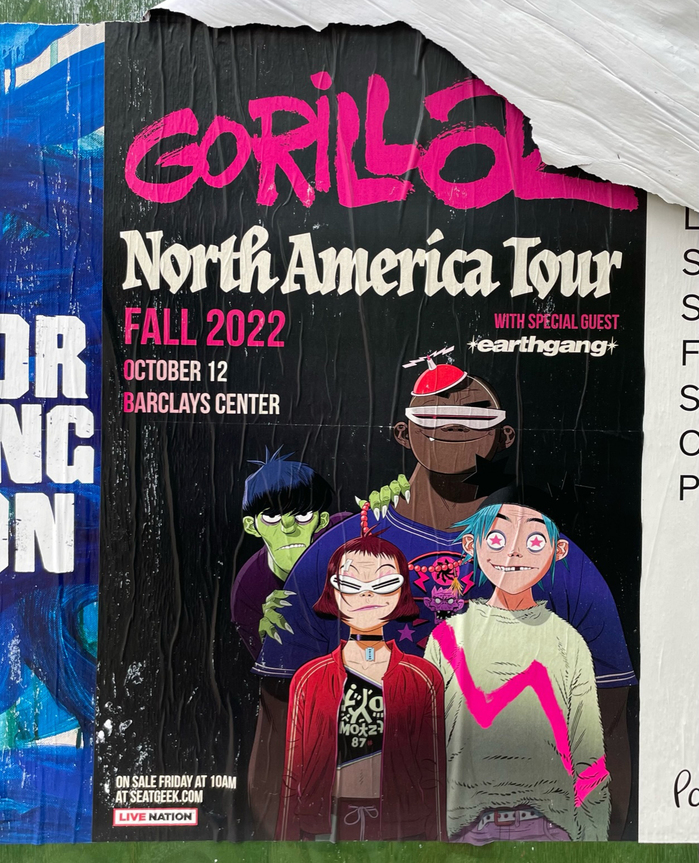 Gorillaz – Cracker Island album art and World Tour 2022 5