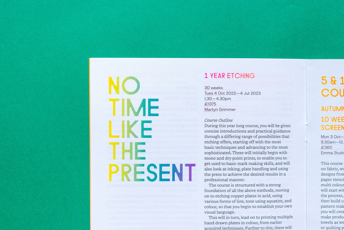 Spike Print Studio course booklet 4