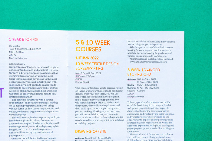 Spike Print Studio course booklet 5