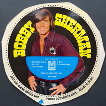 Bobby Sherman cardboard records (Metromedia)