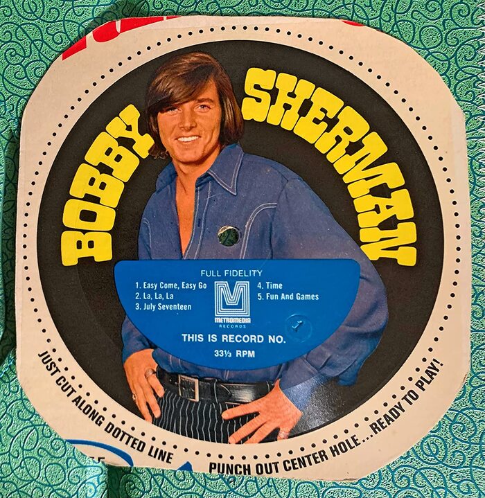 Bobby Sherman cardboard records (Metromedia) 3