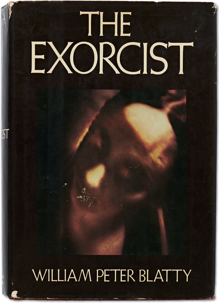 The Exorcist in its original book form served as the basis for the story and typography of the film.