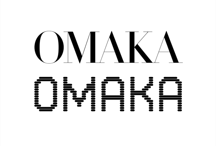 The two different logos of Omaka that are used interchangeably