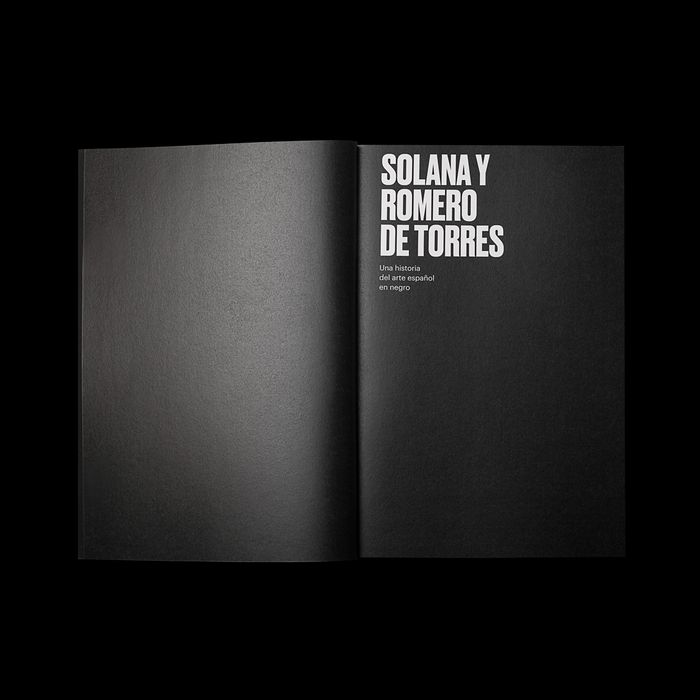 Solana y Romero de Torres. Una historia del arte español en negro exhibition catalog 4