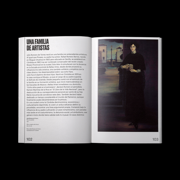 Solana y Romero de Torres. Una historia del arte español en negro exhibition catalog 8