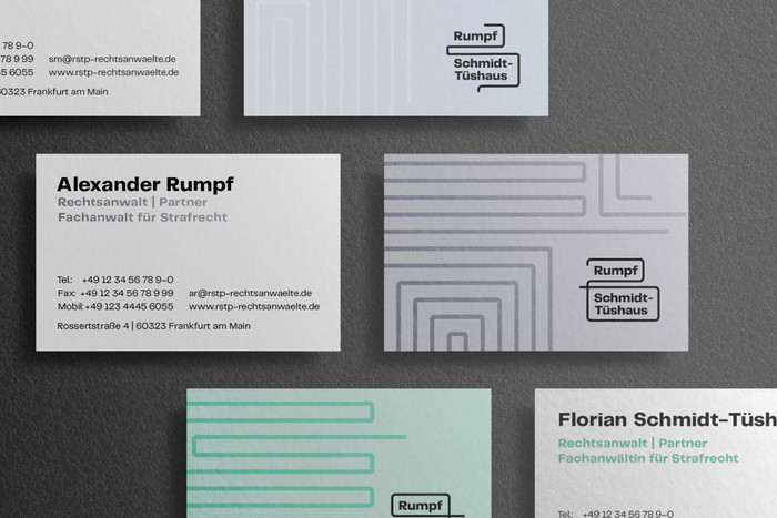 Rumpf &amp; Schmidt-Tüshaus visual identity 3