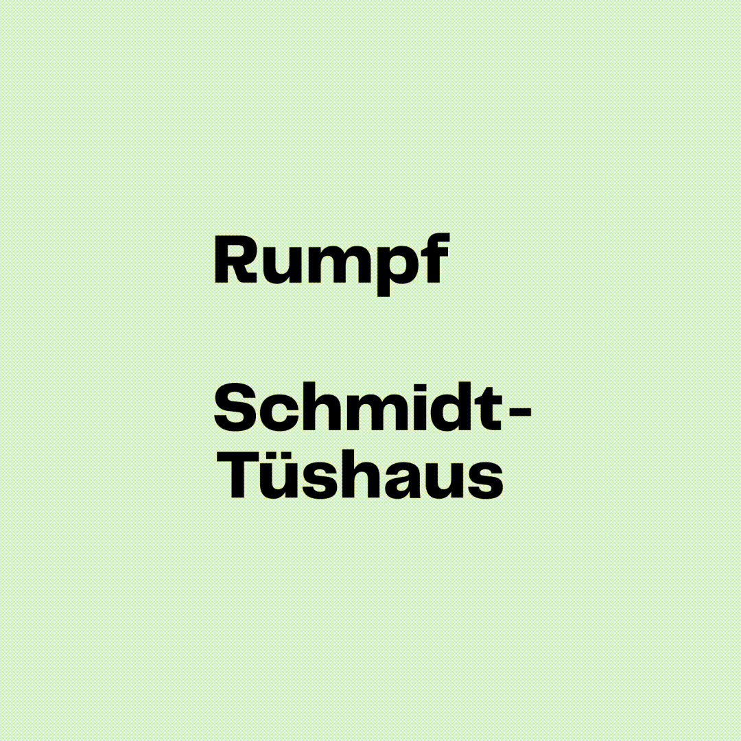 Rumpf & Schmidt-Tüshaus visual identity 2