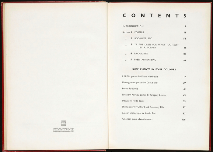 Table of contents