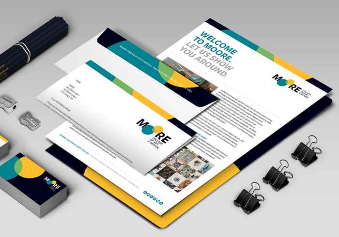 Moore College of Art &amp; Design branding 5