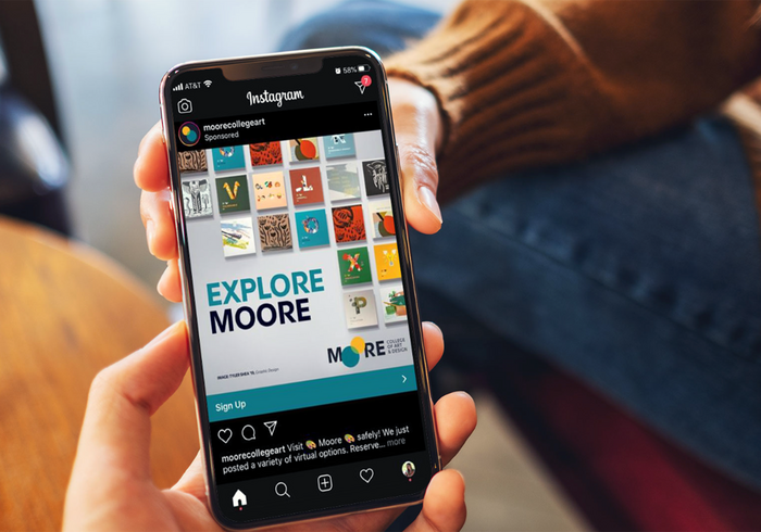 Moore College of Art &amp; Design branding 6