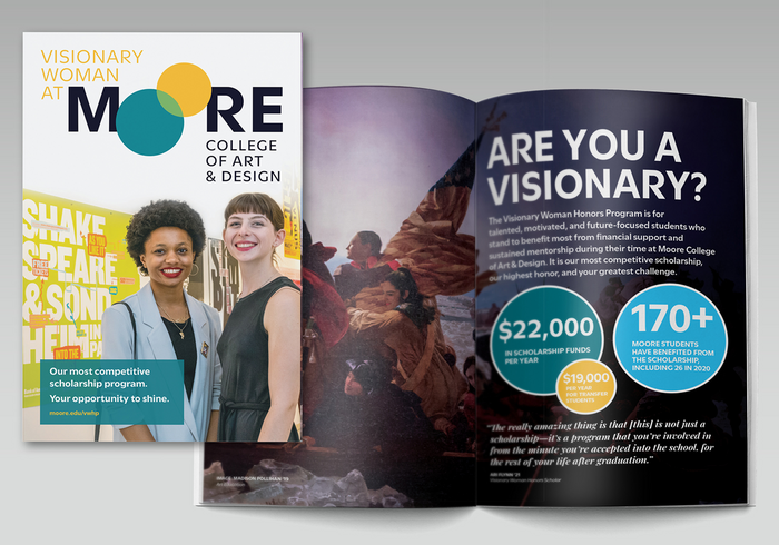 Moore College of Art &amp; Design branding 1