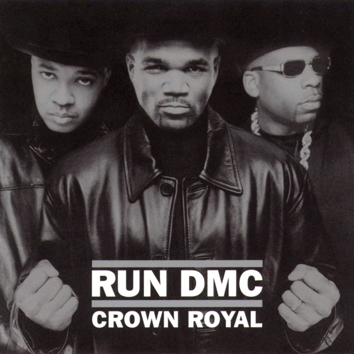 Cover for Crown Royal (2001), the final album by Run-DMC before they disbanded in November 2002. This is again off-the-shelf Franklin Gothic. [More info on Discogs]