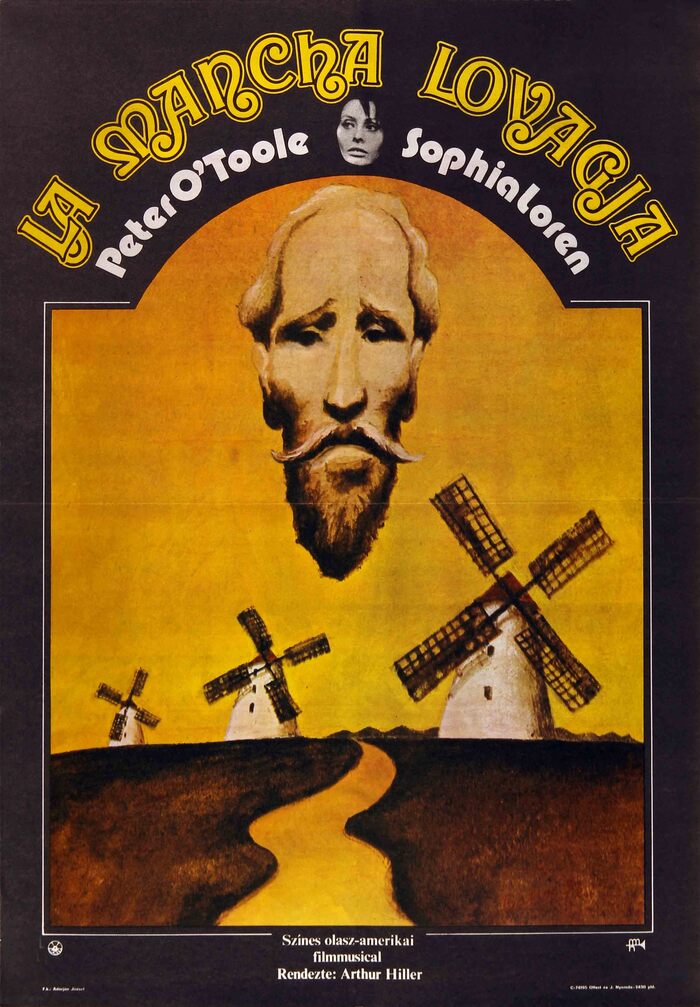 La Mancha Lovagja Hungarian movie poster