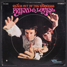 Friend &amp; Lover – <cite>Reach Out of the Darkness</cite> album art