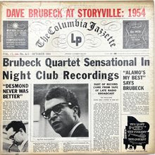 The Dave Brubeck Quartet – <cite>Dave Brubeck at Storyville: 1954</cite> album art