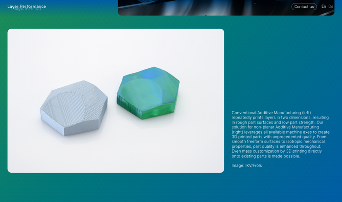 Layer Performance landing page 3