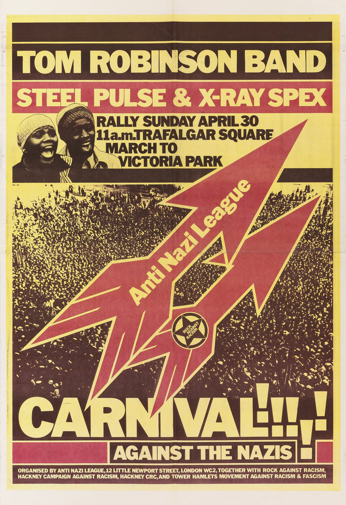 David King, Poster for Carnival Against the Nazis!, 1978.