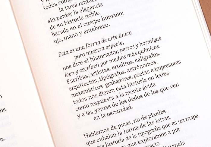 Ode to Typography / Oda a la tipografía chapbook 6