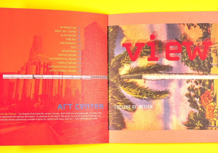 Art Center College of Design View Book 3
