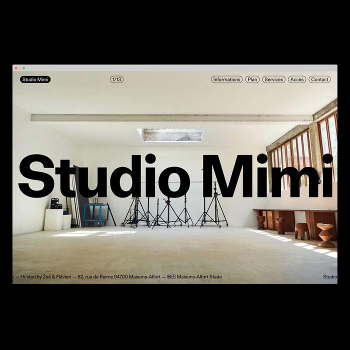 Studio Mimi identity and website 2