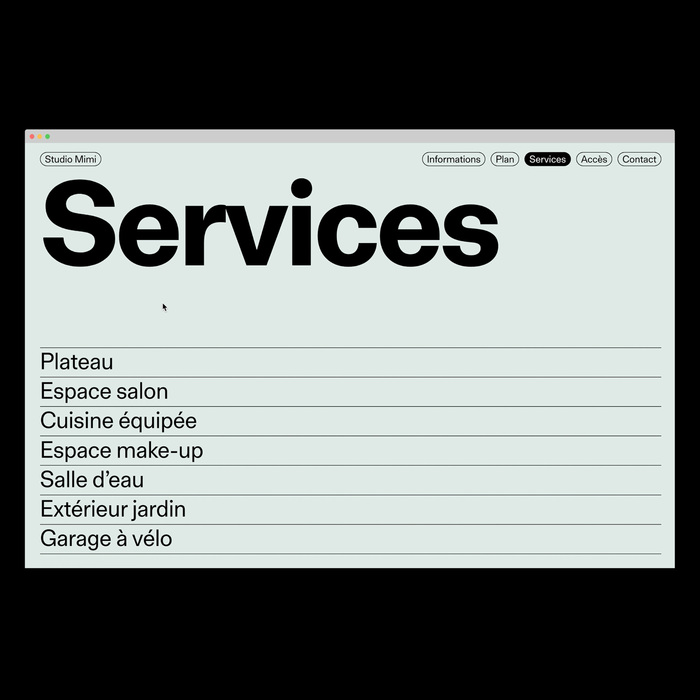 Studio Mimi identity and website 4