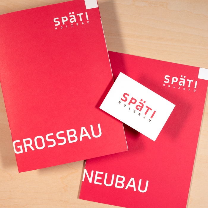 Späti Holzbau identity and collateral 1