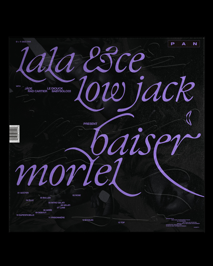 Lala &amp;ce and Low Jack – Baiser Mortel album art 1