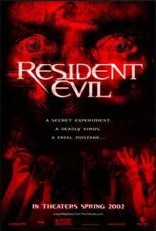 <cite>Resident Evil</cite> movie poster