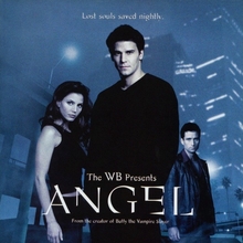 <cite>Angel</cite> (1999–2004) poster and title sequence