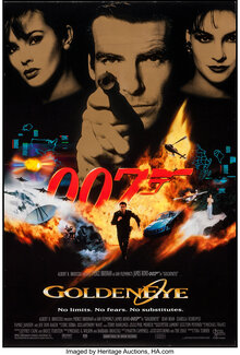 <cite>GoldenEye</cite> (1995) movie posters