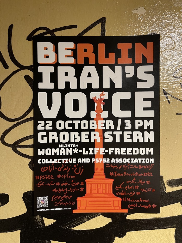 Be[rlin] Iran’s Voice flyer 1