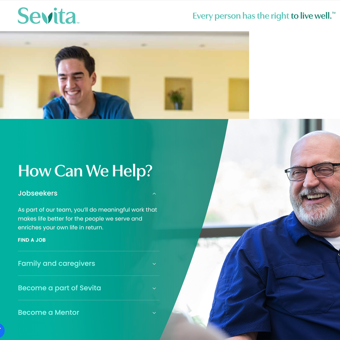 Sevita website 4