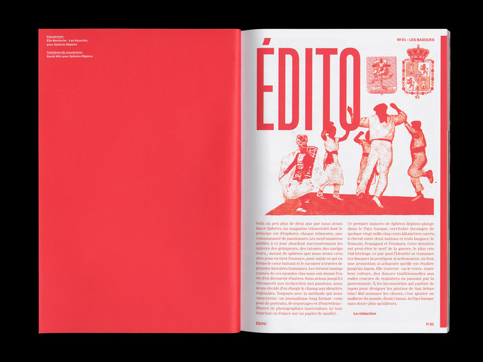 Sphères Régions magazine 1, “les Basques” 3