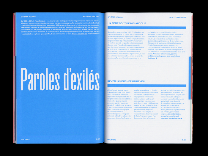Sphères Régions magazine 1, “les Basques” 12