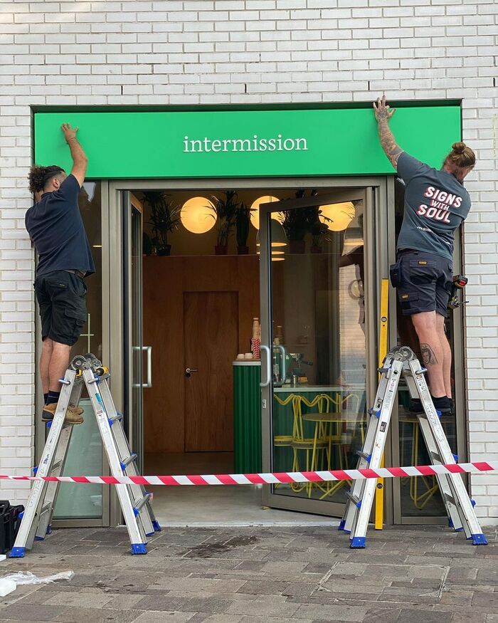 Intermission Café branding 7