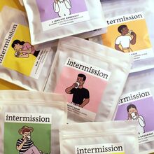 Intermission Café branding