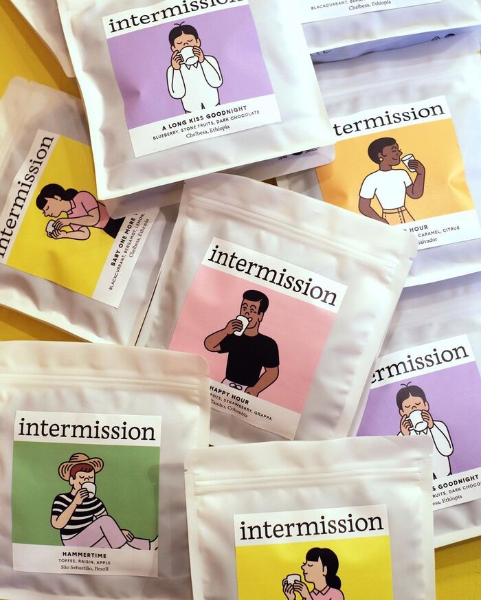 Intermission Café branding 1