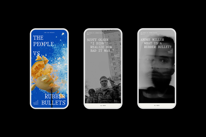 The People vs. Rubber Bullets website 4