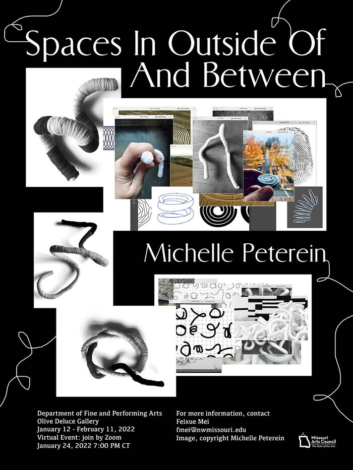 More  with  for Michelle Peterein’s show Spaces in Outside Of And Between