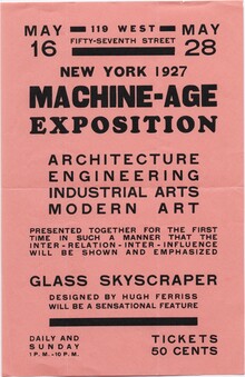 Machine-Age Exposition 1927 poster