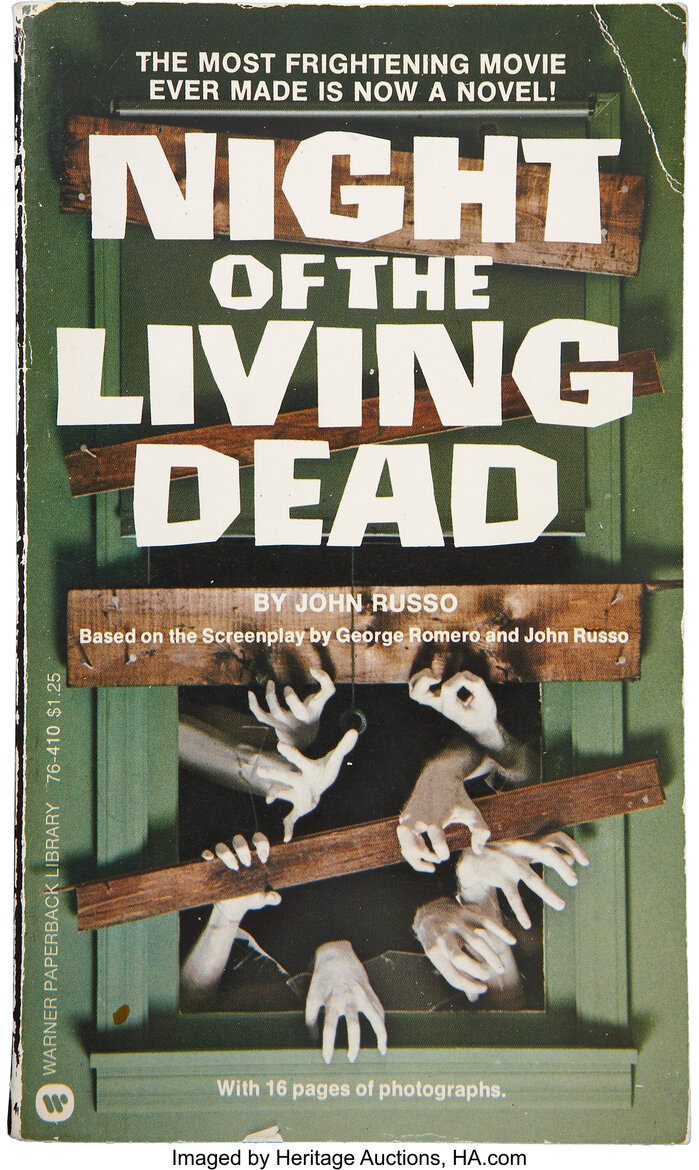 Night of the Living Dead by John Russo (Warner Paperback Library) 1