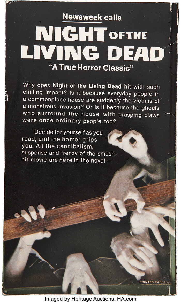 Night of the Living Dead by John Russo (Warner Paperback Library) 2